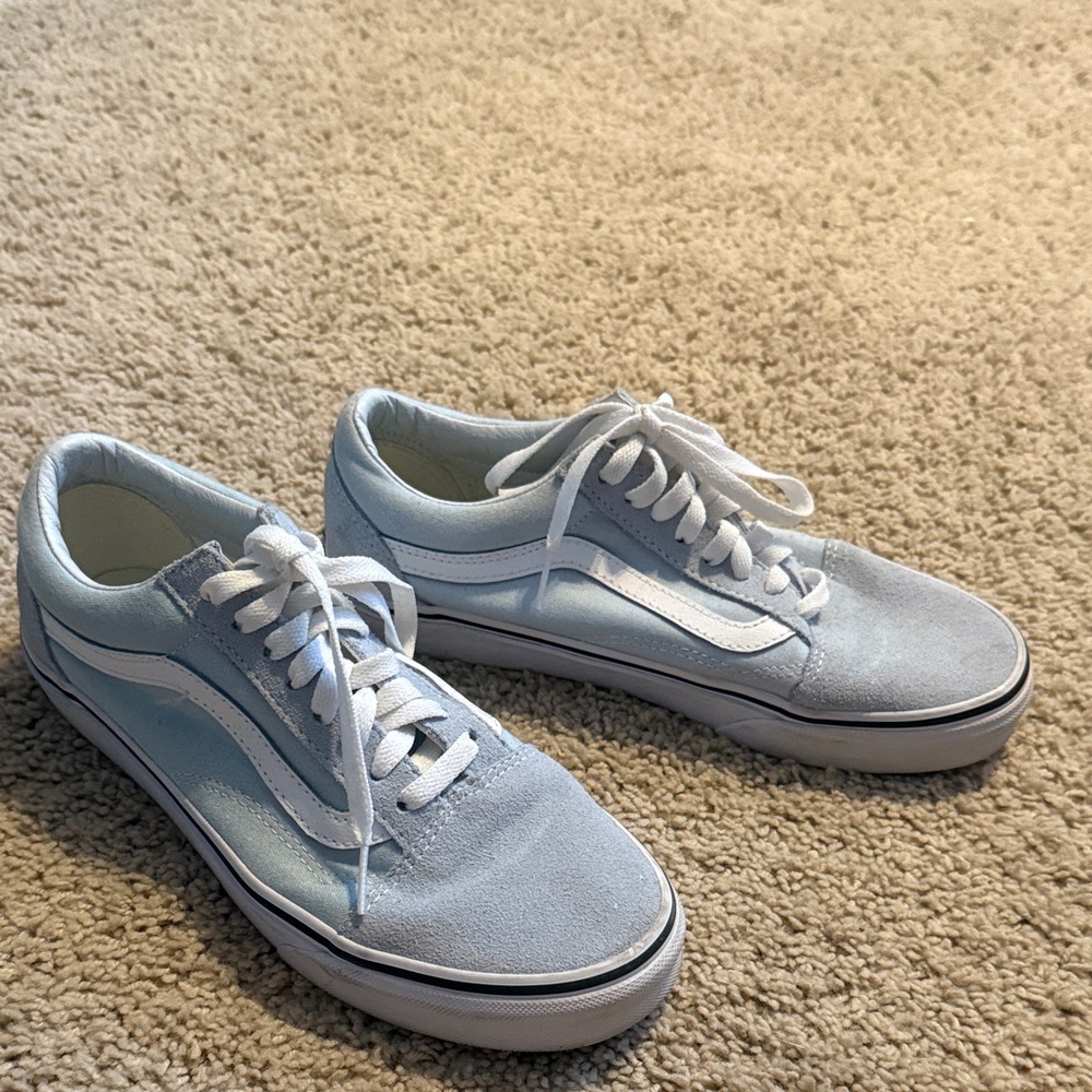 Vans Sky Blue and White Casual Sneakers